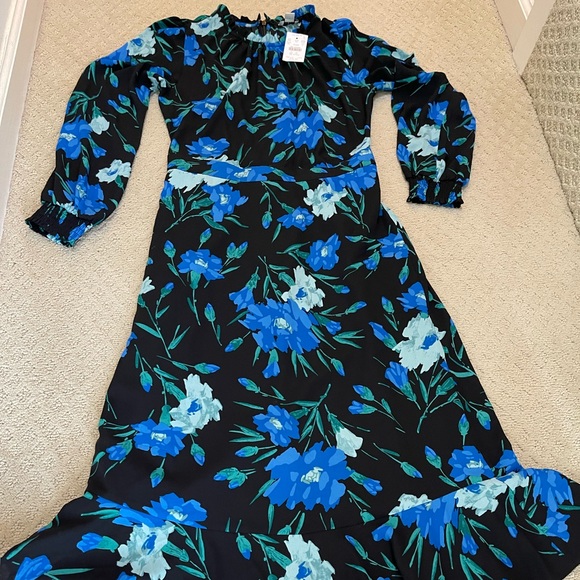 J.Crew Ruffleneck Peasant Dress - Picture 3 of 8